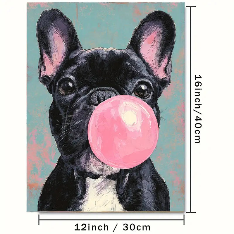Black Pink Bubblegum Frenchie