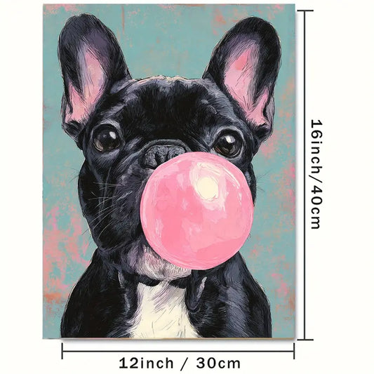 Black Pink Bubblegum Frenchie