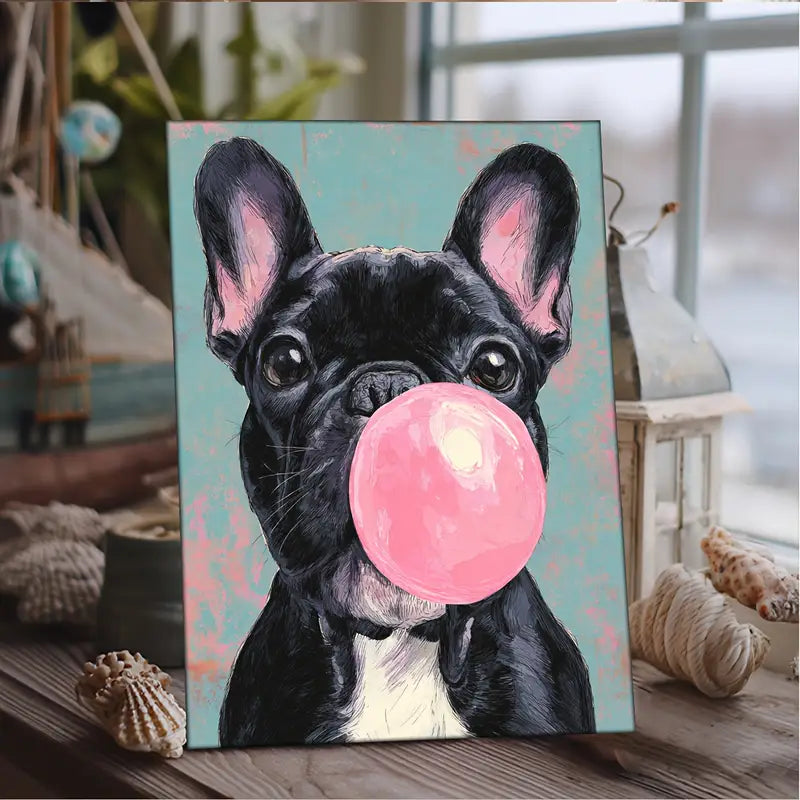 Black Pink Bubblegum Frenchie