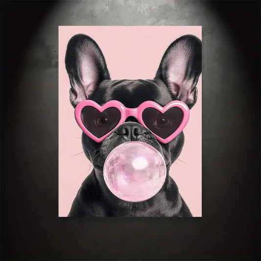 Black Pink Bubblegum Sunglass Frenchie
