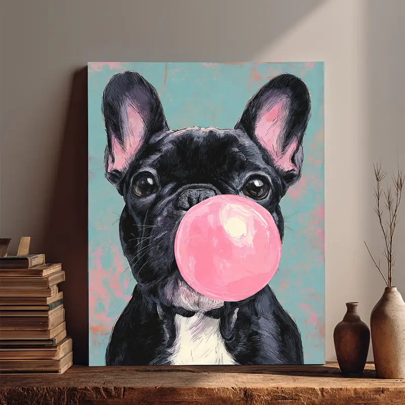 Black Pink Bubblegum Frenchie