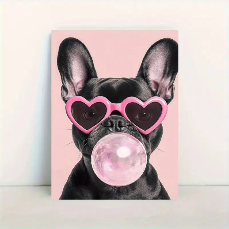 Black Pink Bubblegum Sunglass Frenchie