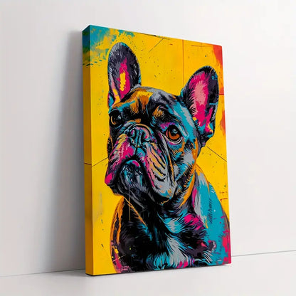 Wandbild Bunter Frenchie