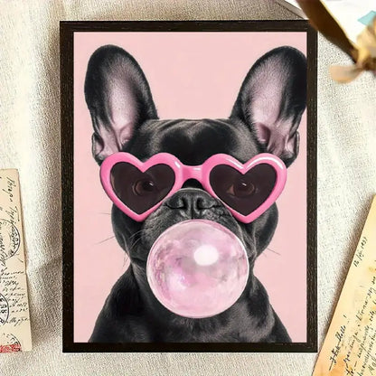 Black Pink Bubblegum Sunglass Frenchie