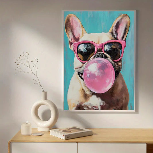 White Pink Bubblegum Frenchie