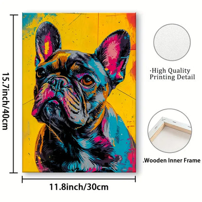 Wandbild Bunter Frenchie