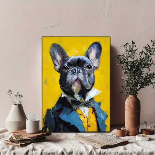 „Sammy Suits“ - Wandbild Herbstkollektion