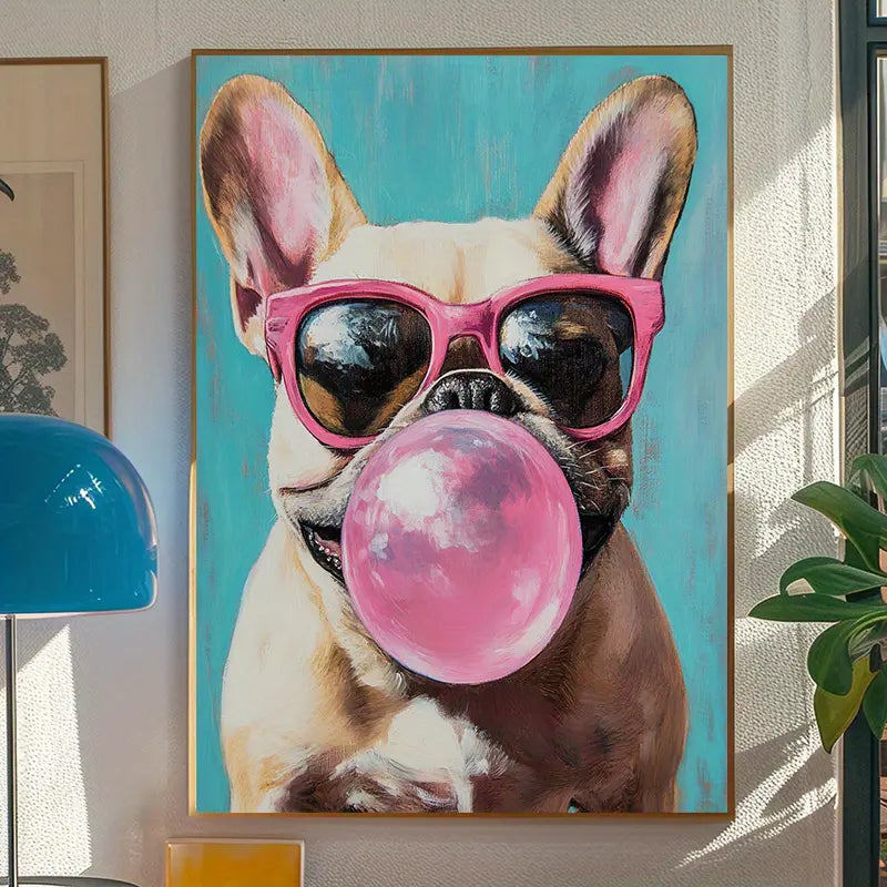 White Pink Bubblegum Frenchie