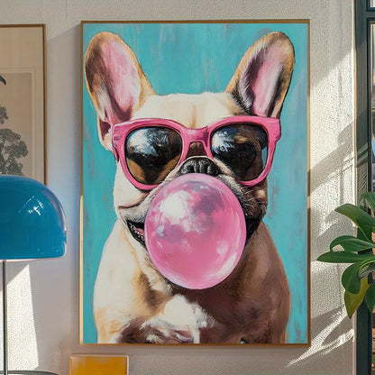 White Pink Bubblegum Frenchie