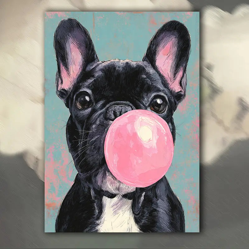 Black Pink Bubblegum Frenchie