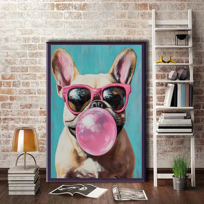 White Pink Bubblegum Frenchie
