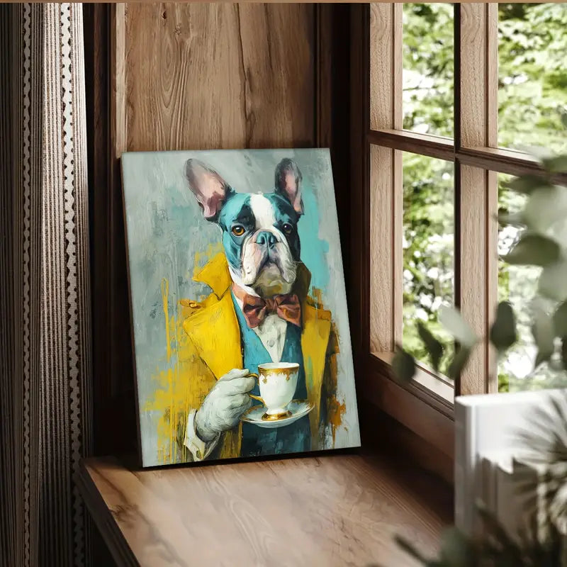 „Benoît Bowtie“ - Wandbild Herbstkollektion